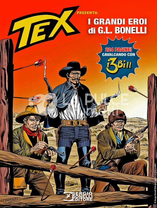 AVVENTURA MAGAZINE # 10 - TEX PRESENTA: I GRANDI EROI DI G. L. BONELLI 4 - I 3 BILL