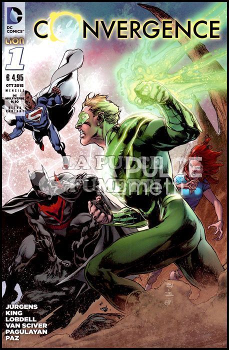 DC MULTIVERSE 10/13- CONVERGENCE 1/4 - ULTRAVARIANT COMPLETA NUOVI