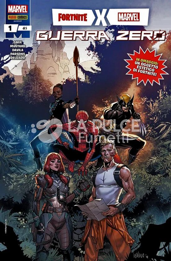 FORTNITE X MARVEL: GUERRA ZERO 1/5 COMPLETA NUOVI CON CODICE ( N 1 E 2 FUORI CATALOGO)
