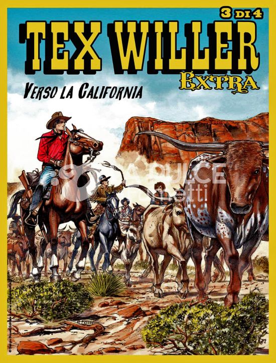 COLLANA ORIENT EXPRESS # 21 - TEX WILLER EXTRA 6: VERSO LA CALIFORNIA - 3 di 4