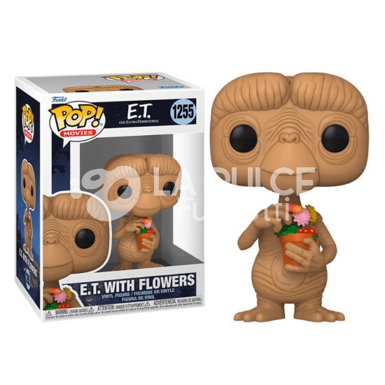 E.T : E.T WITH FLOWERS - VINYL FIGURE # 1255- POP FUNKO MOVIES