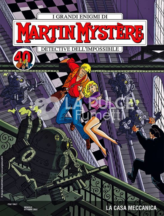 MARTIN MYSTERE ORIGINALE # 392: LA CASA MECCANICA + LOCANDINA FILM DAMPYR