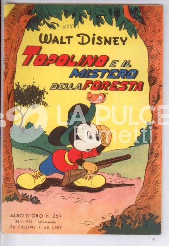 ALBO D'ORO #    259 : TOPOLINO E IL MISTERO DELLA FORESTA