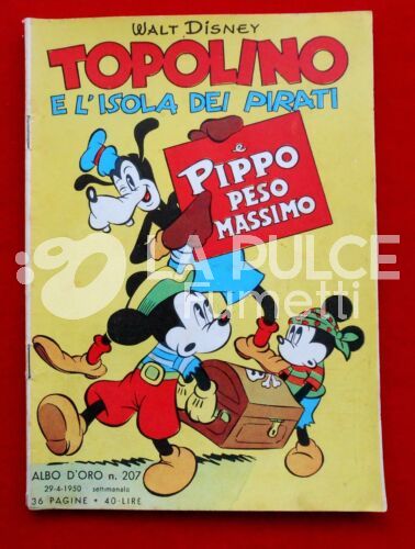 ALBO D'ORO # 207 : TOPOLINO E L'ISOLA DEI PIRATI