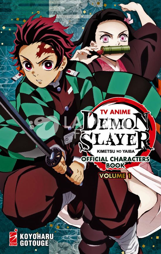 TV ANIME DEMON SLAYER: KIMETSU NO YAIBA OFFICIAL CHARACTERS BOOK # 1 + STICKER E MINIPOSTER