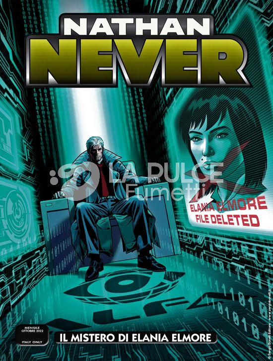 NATHAN NEVER # 377: IL MISTERO DI ELANIA ELMORE + LOCANDINA FILM DAMPYR