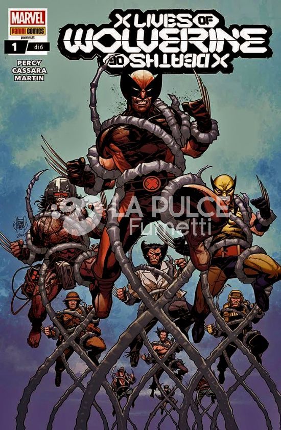 X LIVES/X DEATHS OF WOLVERINE 1/6 COMPLETA NUOVI