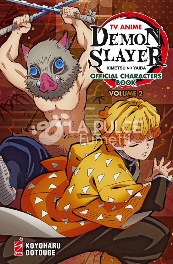 TV ANIME DEMON SLAYER: KIMETSU NO YAIBA OFFICIAL CHARACTERS BOOK # 2 + STICKER E MINIPOSTER