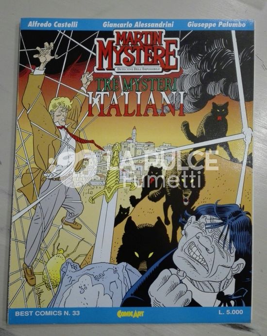 BEST COMICS 33: MARTIN MYSTERE: TRE MISTERI ITALIANI