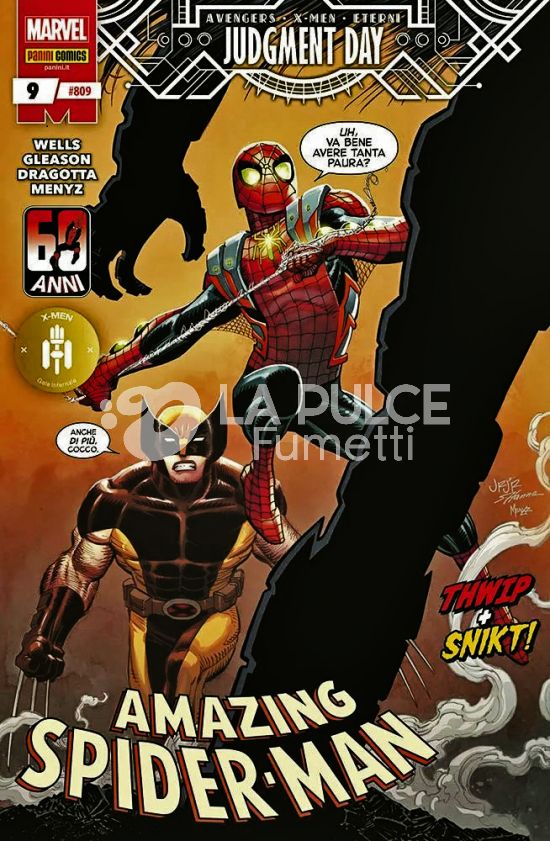 UOMO RAGNO # 809 - AMAZING SPIDER-MAN 9 - A.X.E. - AXE - JUDGMENT DAY