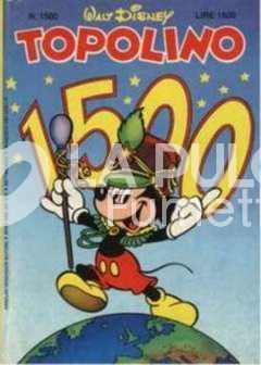 TOPOLINO LIBRETTO #  1500 NO TARGA