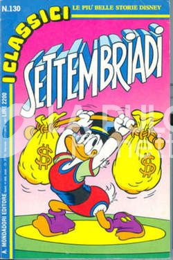CLASSICI DISNEY SERIE 2 # 130: SETTEMBRIADI