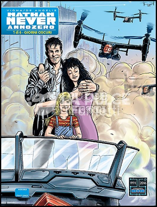 NATHAN NEVER GIGANTE - NATHAN NEVER ANNO ZERO 1/6 COMPLETA NUOVI ( N 2 VARIANT )