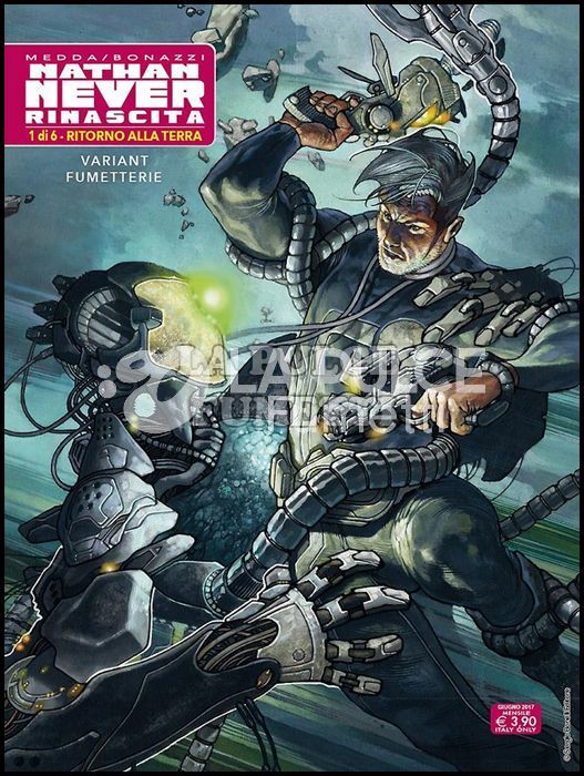 NATHAN NEVER GIGANTE 25/30- NATHAN NEVER RINASCITA 1/6: RITORNO ALLA TERRA  N1 VARIANT