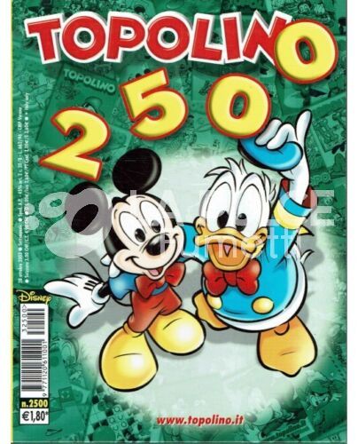 TOPOLINO LIBRETTO #  2500 CARTONATO