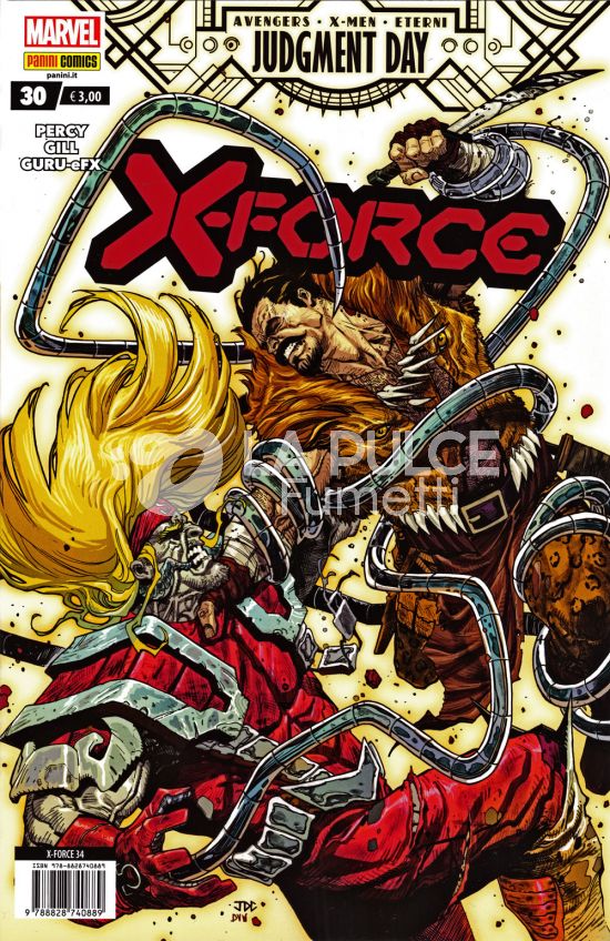 X-FORCE # 34 - X-FORCE 30 - A.X.E. - AXE - JUDGMENT DAY