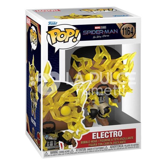 SPIDER-MAN MARVEL: ELECTRO NO WAY HOME- VINYL FIGURE # 1164 - POP FUNKO