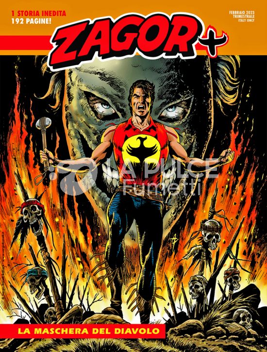 ZAGOR MAXI # 49 - ZAGOR PIÙ 8: LA MASCHERA DEL DIAVOLO