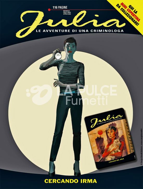 JULIA # 295: CERCANDO IRMA - MINI COPERTINE COVER B (JULIA 19: L'OCCHIO DEL SOLE)