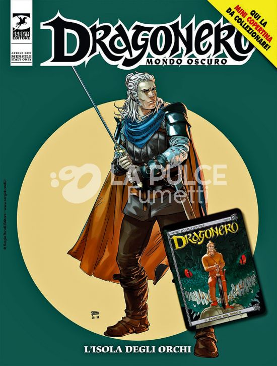 DRAGONERO #   119 - MONDO OSCURO 6 (DI 37): L'ISOLA DEGLI ORCHI - NO MINI COPERTINE COVER A (DRAGONERO 1: IL SANGUE DEL DRAGO)