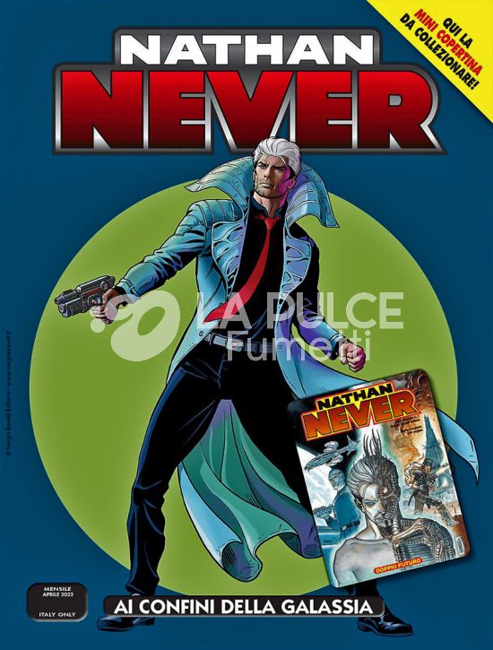 NATHAN NEVER #   383: AI CONFINI DELLA GALASSIA - MINI COPERTINE COVER B (NATHAN NEVER GIGANTE 1: DOPPIO FUTURO)