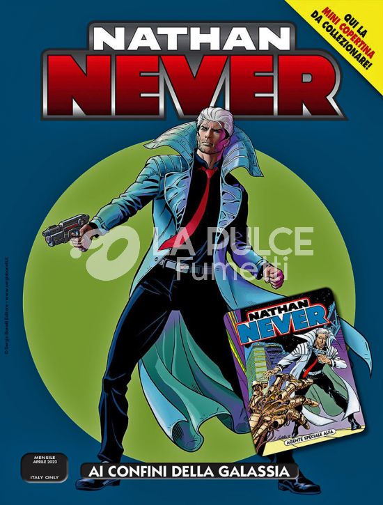 NATHAN NEVER #   383: AI CONFINI DELLA GALASSIA - MINI COPERTINE COVER A (NATHAN NEVER 1: AGENTE SPECIALE ALFA)
