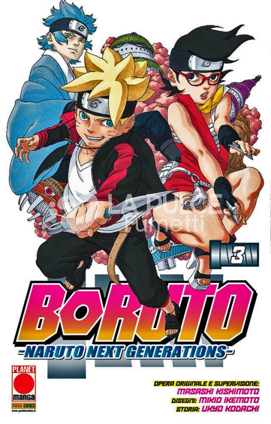 PLANET MANGA # 129 - BORUTO: NARUTO NEXT GENERATIONS 3 - 2A RISTAMPA