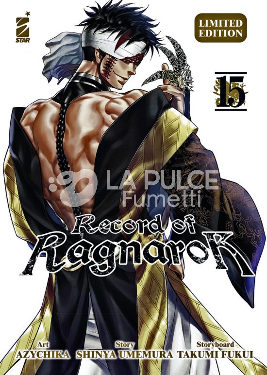 ACTION # 347 - RECORD OF RAGNAROK 15 - LIMITED EDITION + 3 SET DI STICKERS