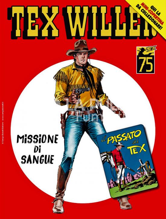 TEX WILLER # 54: MISSIONE DI SANGUE - MINI COPERTINE COVER B (TEX 83: IL PASSATO DI TEX)