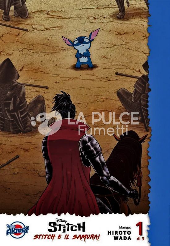 PLANET DISNEY - STITCH E IL SAMURAI 1/3 COMPLETA NUOVI
