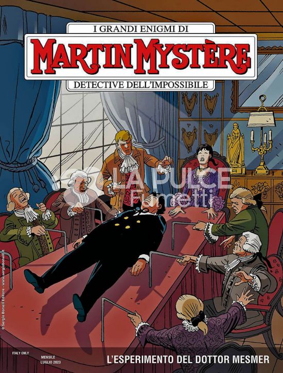 MARTIN MYSTERE ORIGINALE # 401: L'ESPERIMENTO DEL DOTTOR MESMER