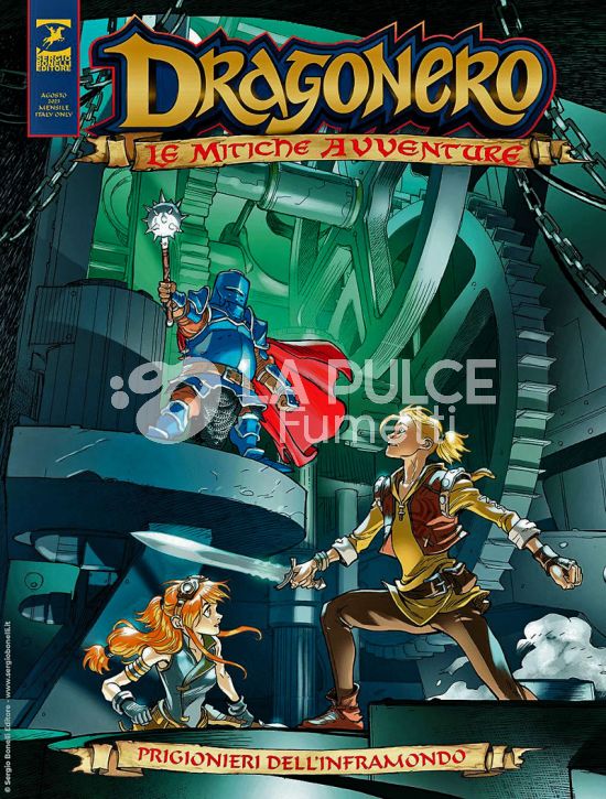 DRAGONERO ADVENTURES # 21 - DRAGONERO - LE MITICHE AVVENTURE 9: PRIGIONIERI DELL'INFRAMONDO