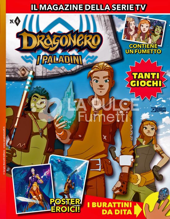 COLLANA EROI # 8 - DRAGONERO: I PALADINI - IL MAGAZINE DELLA SERIE TV 4