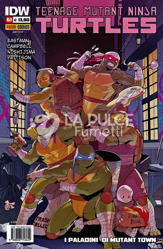 TEENAGE MUTANT NINJA TURTLES #    61