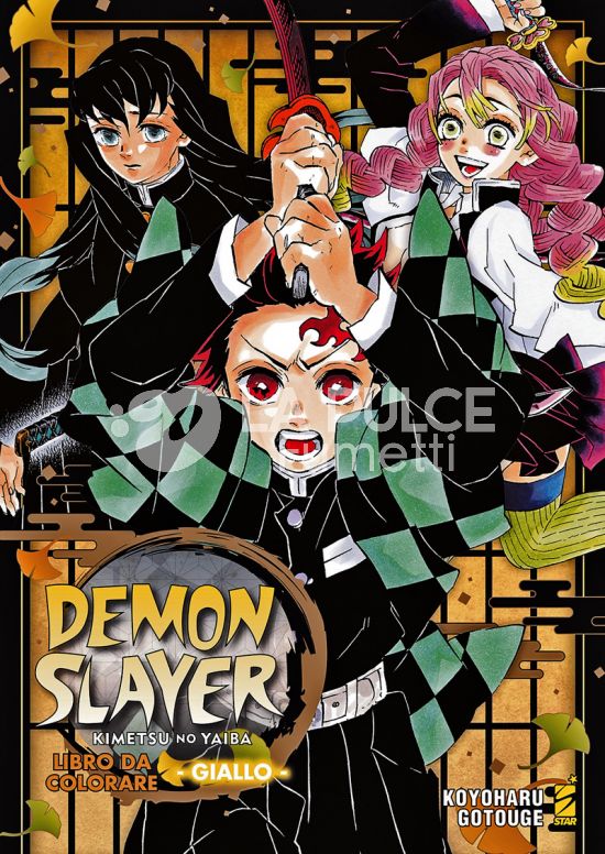 DEMON SLAYER: KIMETSU NO YAIBA - LIBRO DA COLORARE #     5 - GIALLO