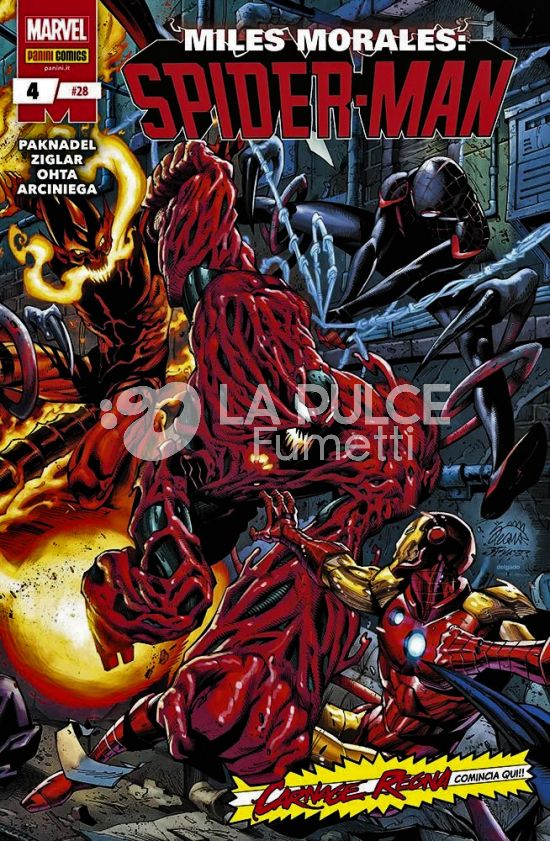 MILES MORALES: SPIDER-MAN # 28 - MILES MORALES: SPIDER-MAN 4 - CARNAGE REGNA 1