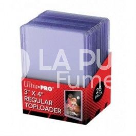 CARD SLEEVES : BUSTINE PROTETTIVE 25 TOPLOADER & CARD SLEEVES 3" X 4" - REGULAR TOPLOADER