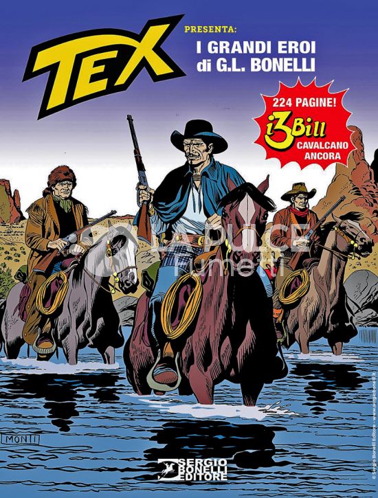 AVVENTURA MAGAZINE #    12 - TEX PRESENTA: I GRANDI EROI DI G. L. BONELLI 6 - I TRE BILL: AI FERRI CORTI - TRACCE NEL DESERTO