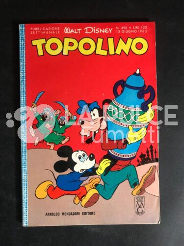 TOPOLINO LIBRETTO #   498 NO BOLLINO