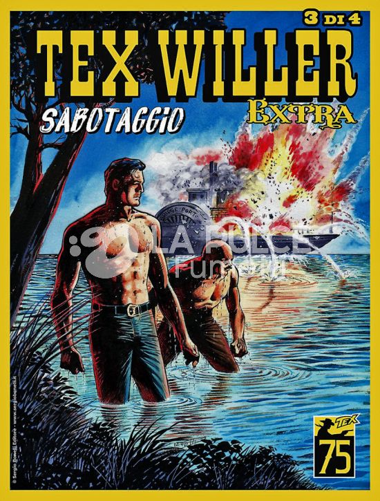 COLLANA ORIENT EXPRESS # 25 - TEX WILLER EXTRA 10: SABOTAGGIO - 3 DI 4