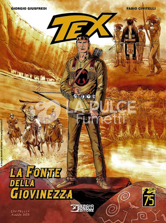 TEX STELLA D'ORO # 37 - TEX D'AUTORE ROMANZI A FUMETTI 17: LA FONTE DELLA GIOVINEZZA