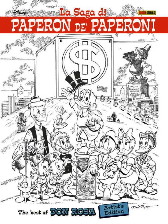 DISNEY SPECIAL BOOKS #    35 - LA SAGA DI PAPERON DE' PAPERONI - THE BEST OF DON ROSA ARTIST'S EDITION