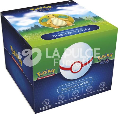 POKEMON 10.5 GO COLLEZIONE POTAMAZZO PREMIER DRAGONITE - V ASTRO
