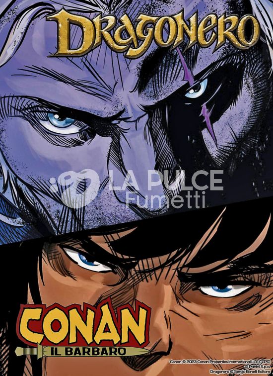 COLLANA EROI # 9 - DRAGONERO/CONAN IL BARBARO 1: LE GEMME DI AQUILONIA - VARIANT - LUCCA 2023