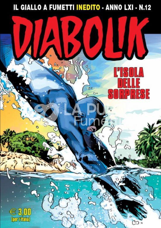 DIABOLIK ORIGINALE ANNO 61 # 12 # L'ISOLA DELLE SORPRESE