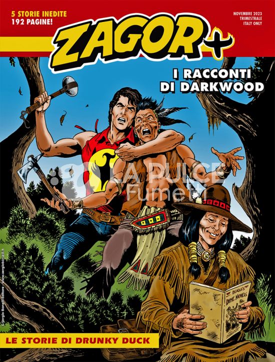 ZAGOR MAXI # 52 - ZAGOR PIÙ 11 - I RACCONTI DI DARKWOOD 10: LE STORIE DI DRUNKY DUCK