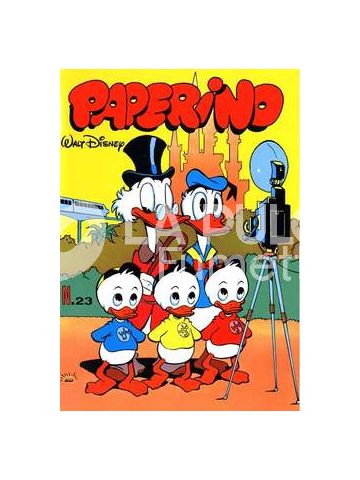 IL FUMETTO : PAPERINO # 23 COPIA NUMERATA 838 SOCI ANAFI