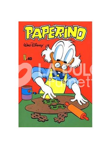 IL FUMETTO : PAPERINO # 40 COPIA NUMERATA 834 SOCI ANAFI