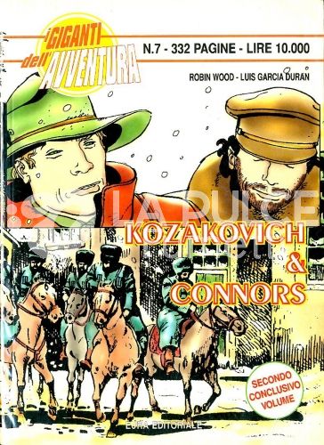 GIGANTI DELL'AVVENTURA # 7 KOZAKOVICH E CONNORS 2