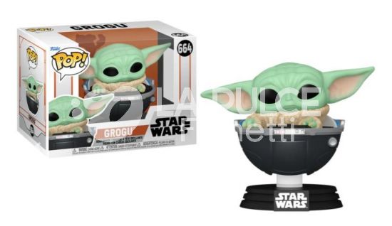 STAR WARS THE MANDALORIAN : GROGU THE CHILD YODA - VINYL FIGURE # 664 - POP FUNKO